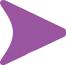 Purple solid arrow pointing right, representing Snapchat sent icon for snap with audio